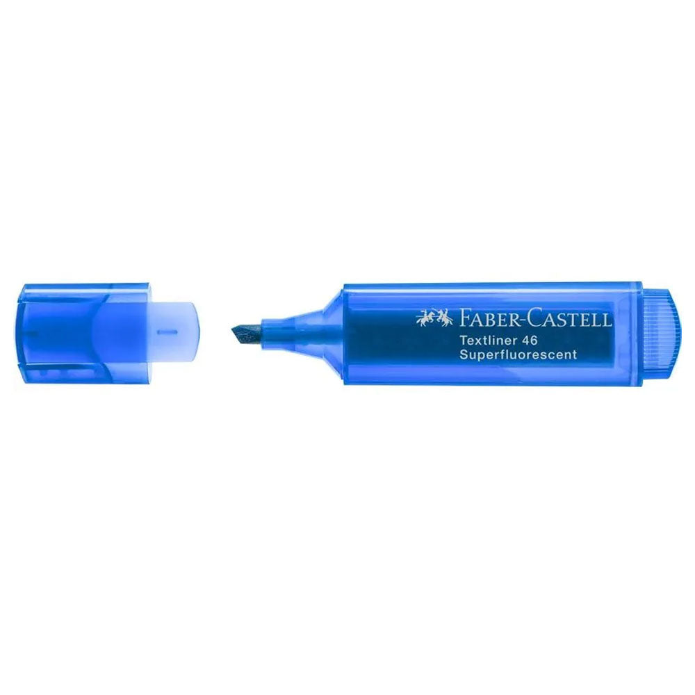 Faber-Castell Fluorescent Highlighter - Blue