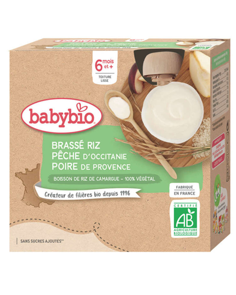 Babybio 3 Céréales Nature - Blé Avoine Riz - BIO - 220g - Lot de 5