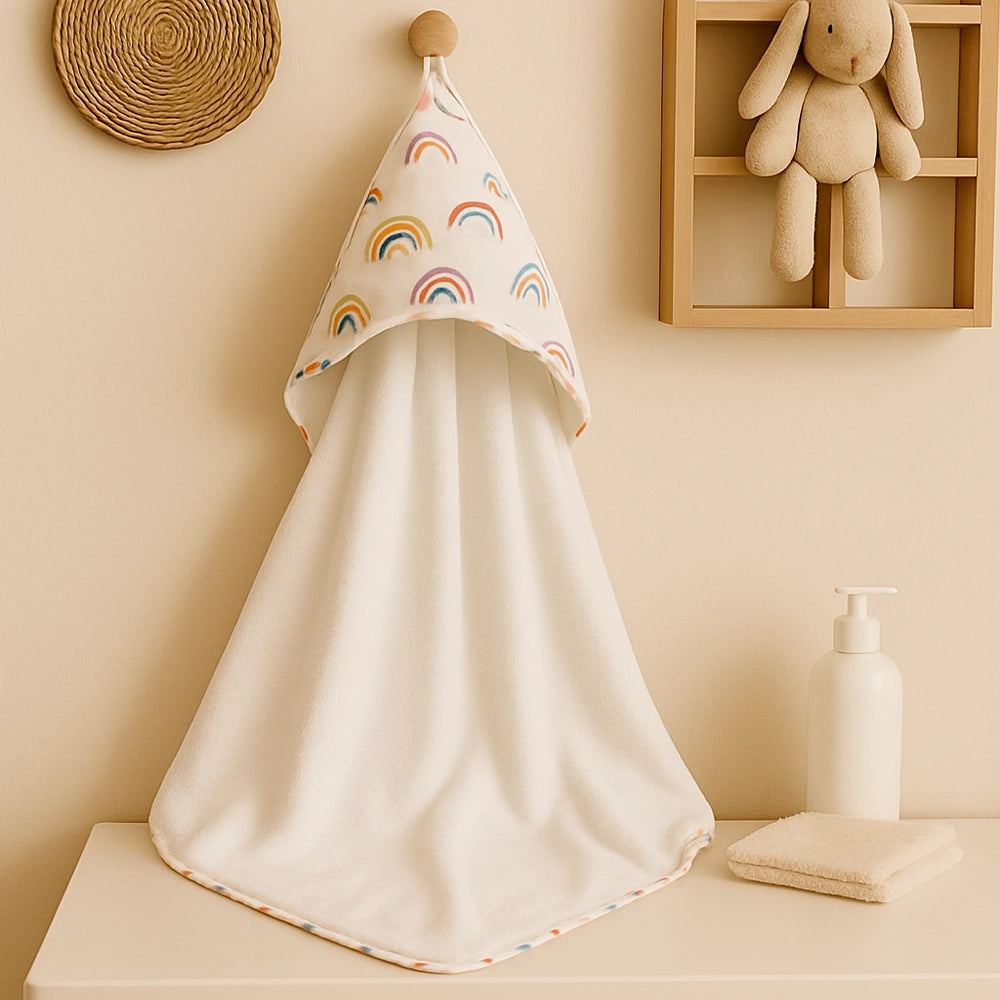 Serviette de Bain Babymat 130x70cm - Harmonie Rainbow Rose