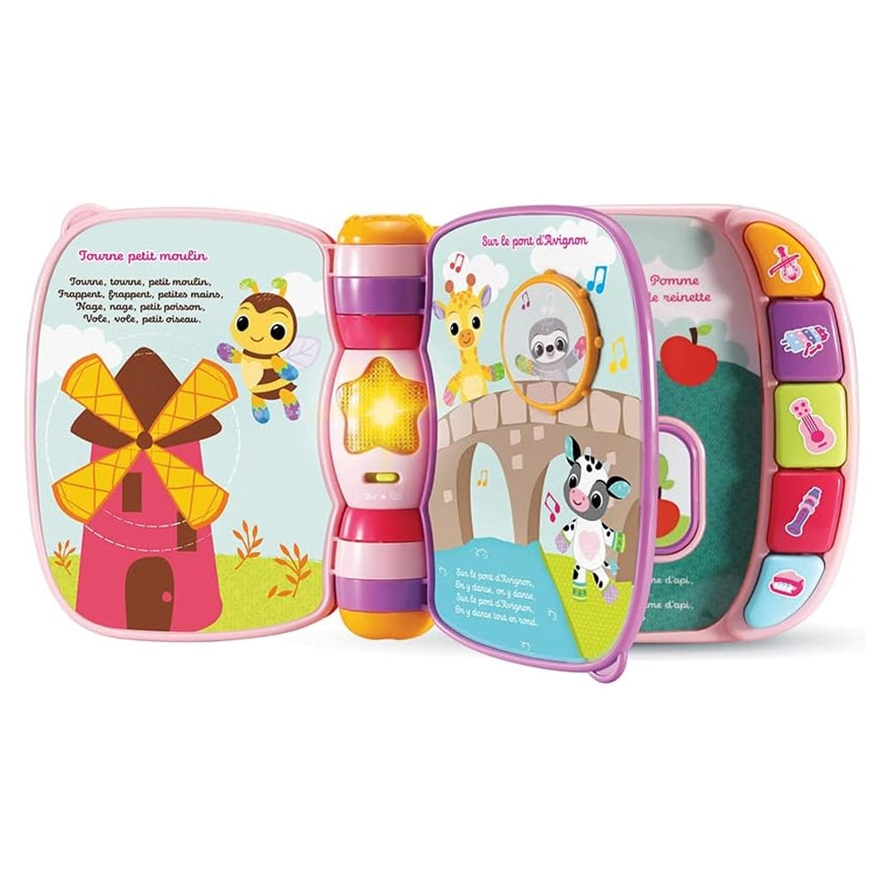Vtech Super Livre Enchanté des Baby Loulous Rose 3M+