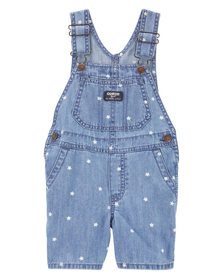 Salopette Short À Imprimé Étoiles OshKosh - Bleu