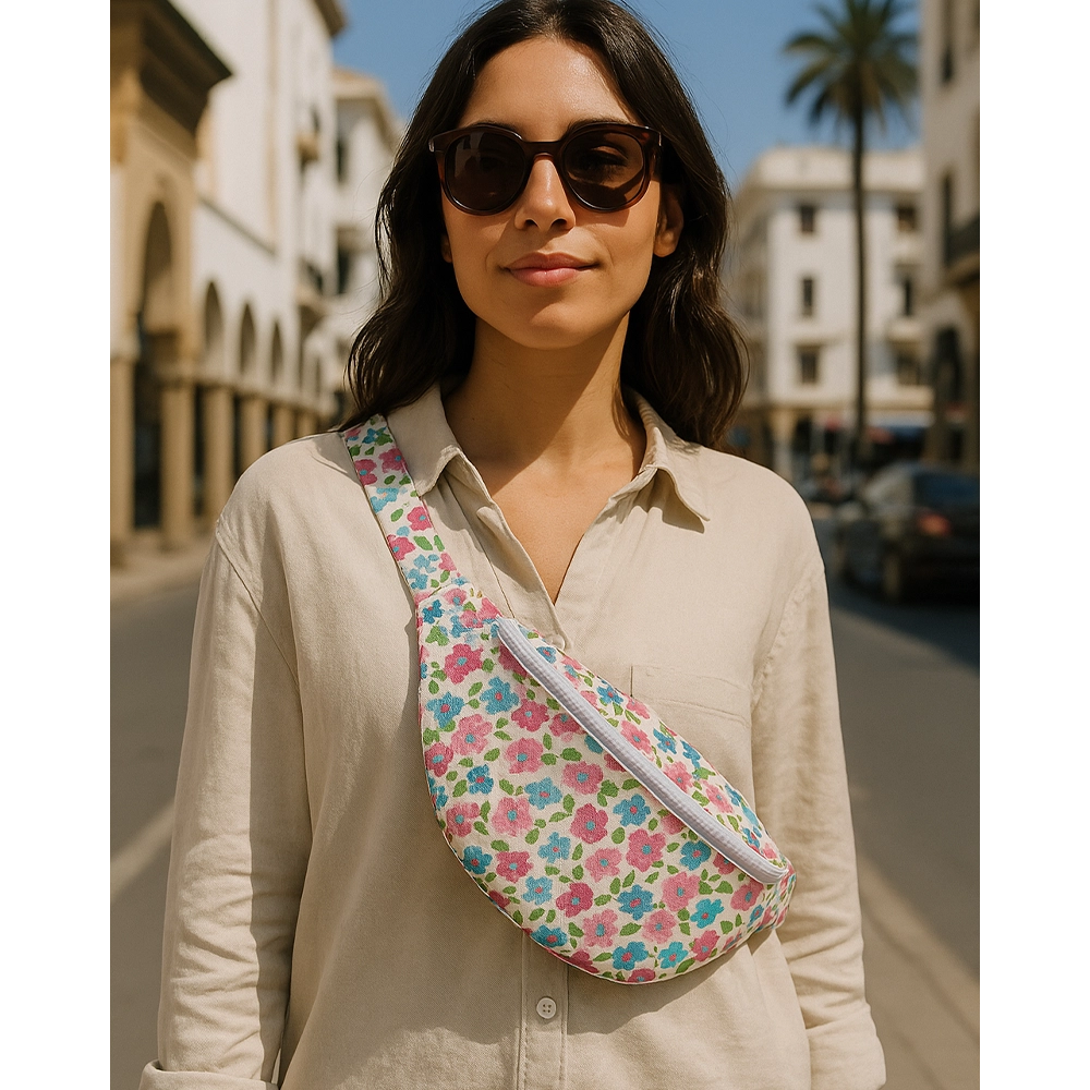 Banane Babymat - Fleurs Colorées