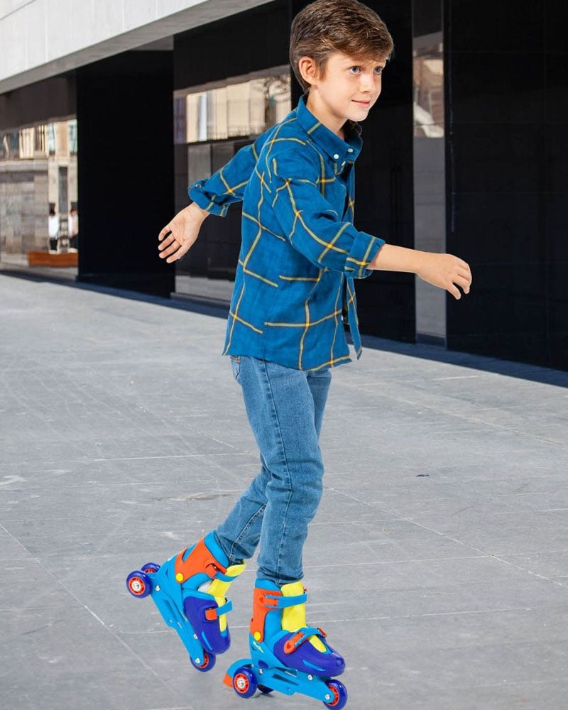 Molto Patines en línea Talla 31-34 - Azul