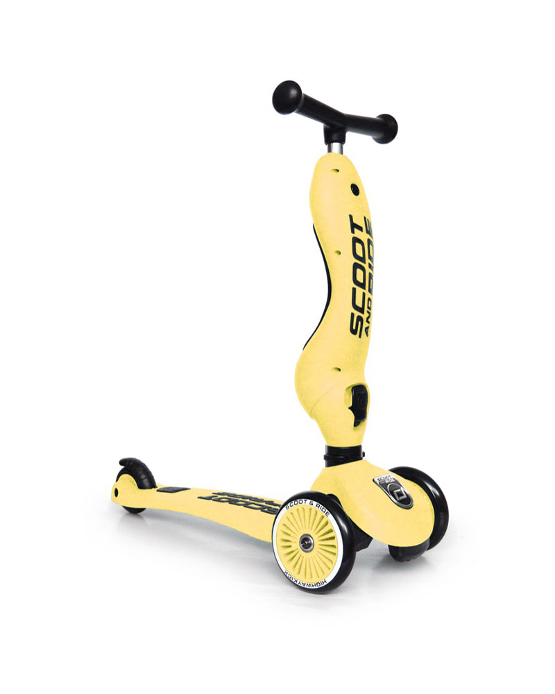 Scoot And Riide Trottinette 2en1 Highwaykick 1 - Citron