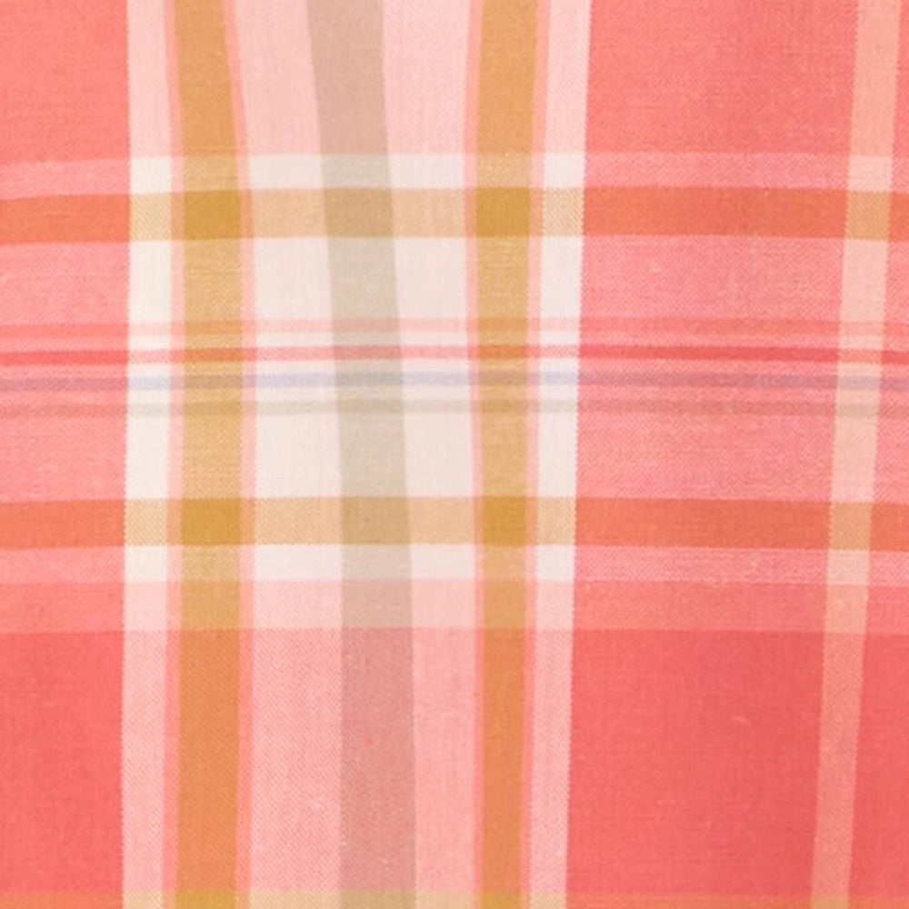 OshKosh Buttoned Plaid Bodysuit - Coral