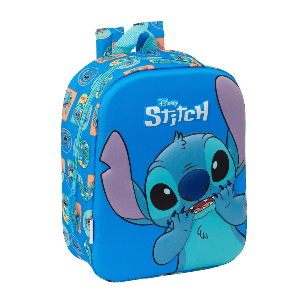 Safta Sac à Dos 3D avec Poche Rouge - Stitch