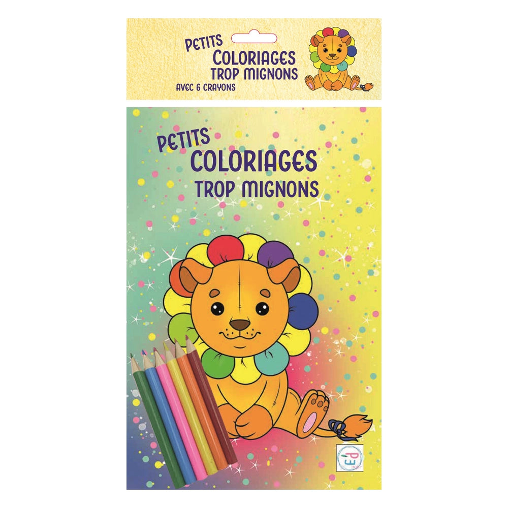 Feather Universe Little Cute Coloring Pages - Lion Cub