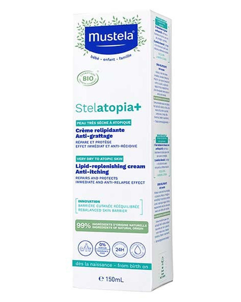 Mustela Stelatopia+ Crème Relipidante Anti-Grattage Bio - 150ml