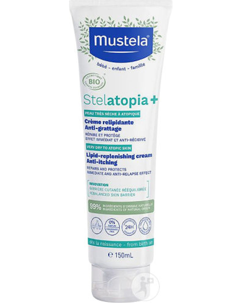 Mustela Stelatopia+ Crème Relipidante Anti-Grattage Bio - 150ml