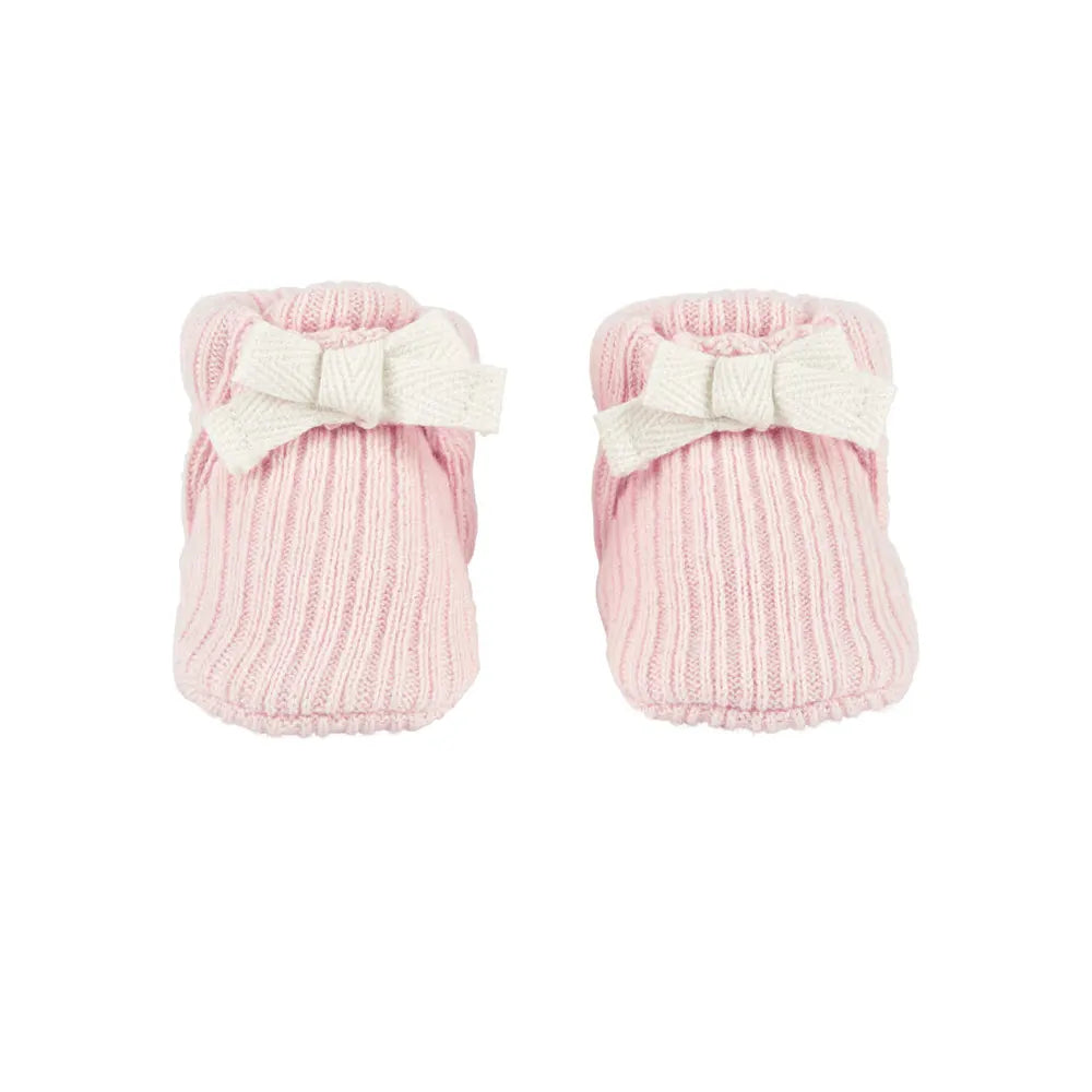 Chaussons Bébé en Coton Crocheté Carter's - Rose