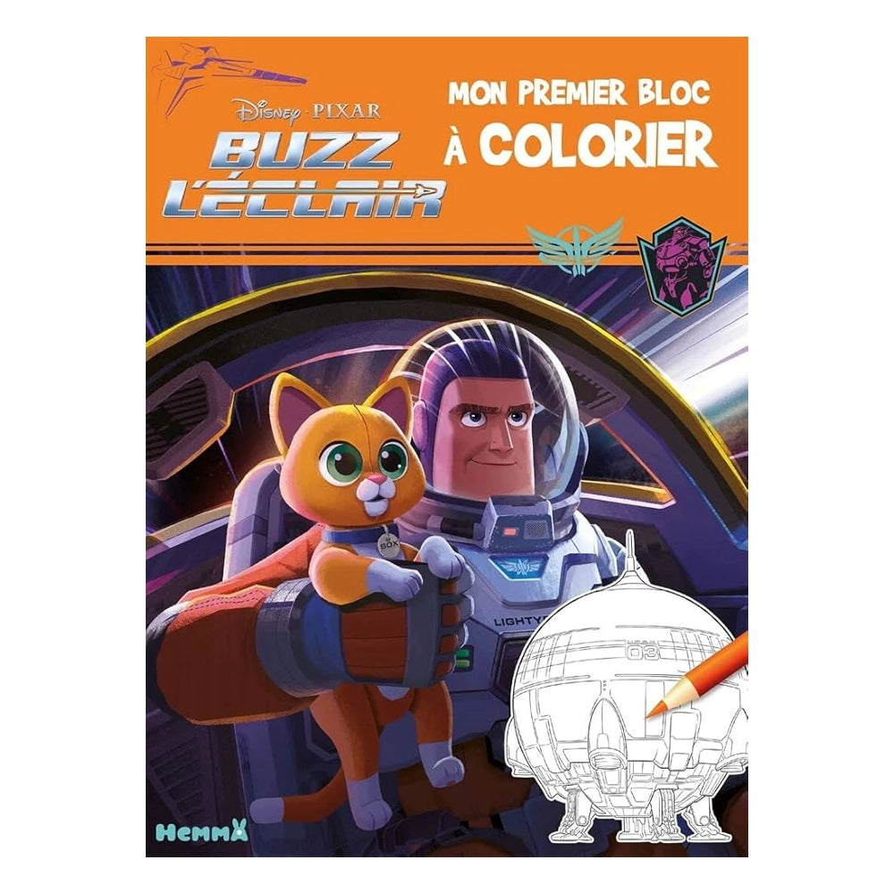 Mi primer bloc para colorear de Buzz Lightyear