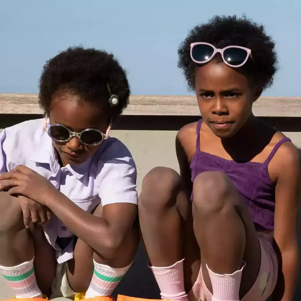 ki ET LA Gafas de Sol 6-9 años - Rosa Glitter