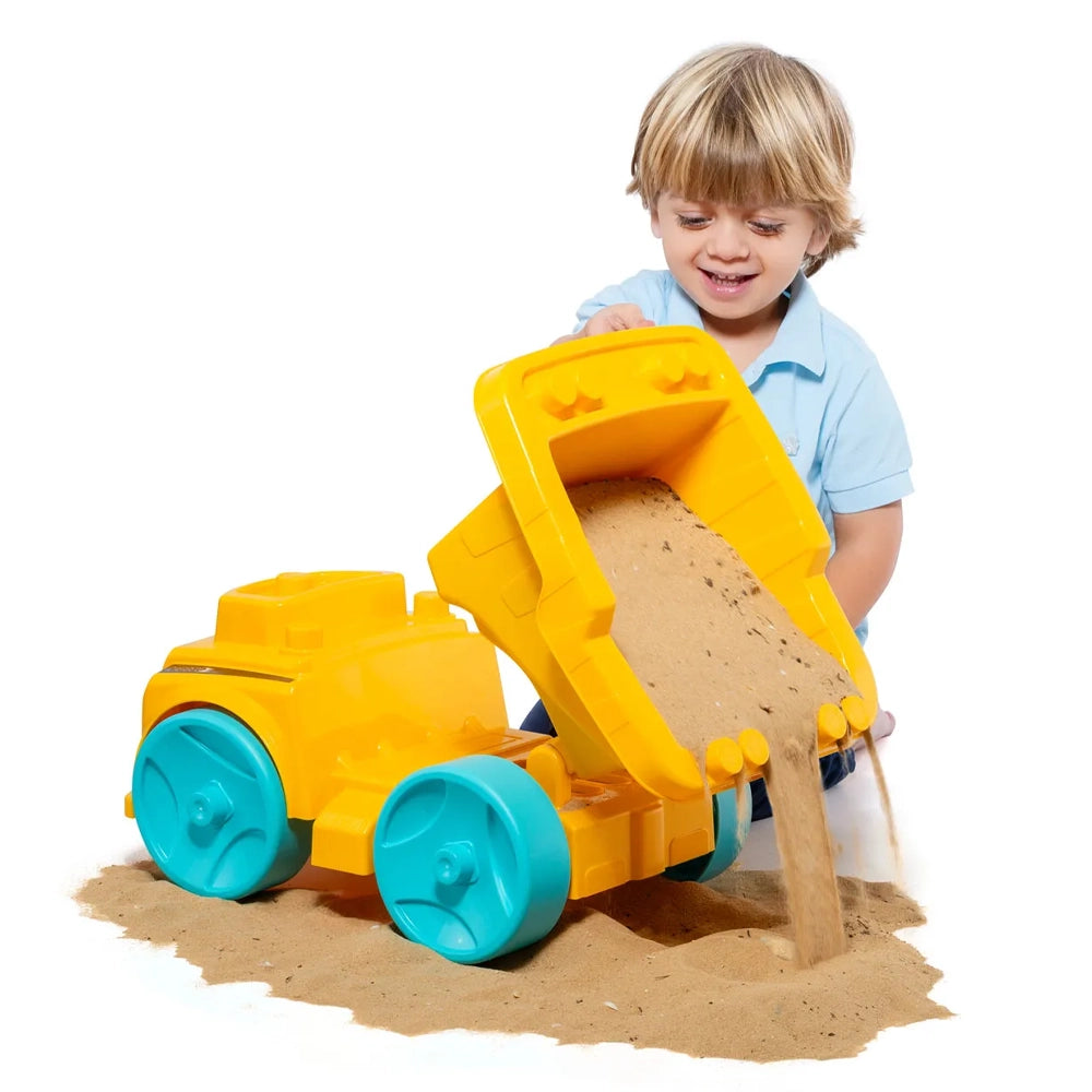 Molto Grand Camion à Benne Basculante avec Accessoires de Plage 12M+