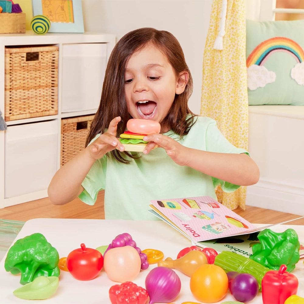 B. Toys Cubo de Comida con Cuaderno de Registro 2A+