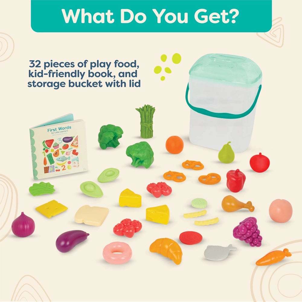 B. Toys Cubo de Comida con Cuaderno de Registro 2A+