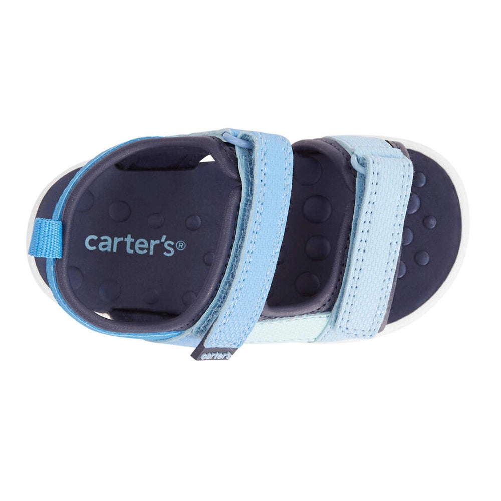 Sandales Souples À Crochets Et Boucles Carter's Baby Shoes - Bleu