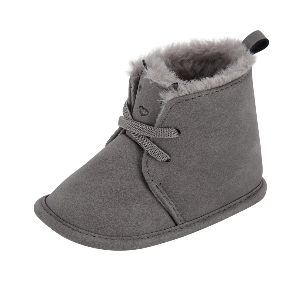 Chaussons en Fausse Fourrure Bébé Carter's - Gris