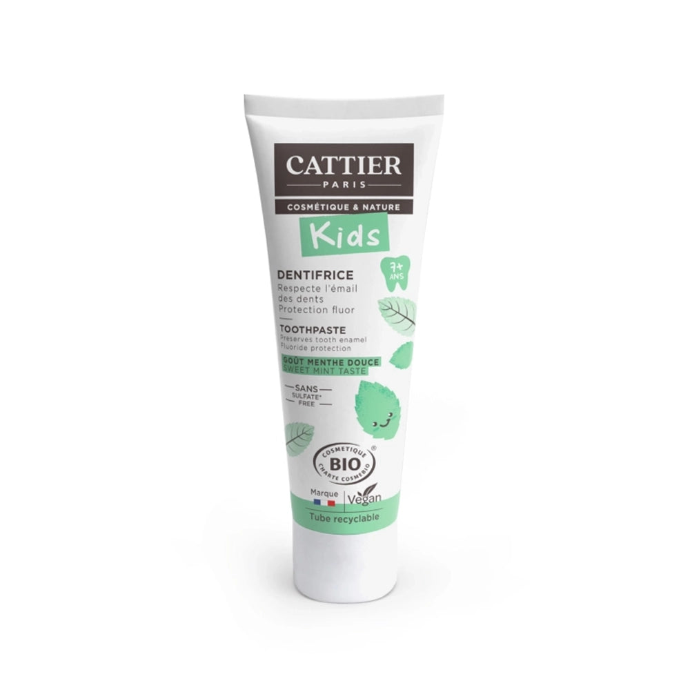 Cattier Kids Toothpaste Mint with Fluoride 7A+ - 50ml