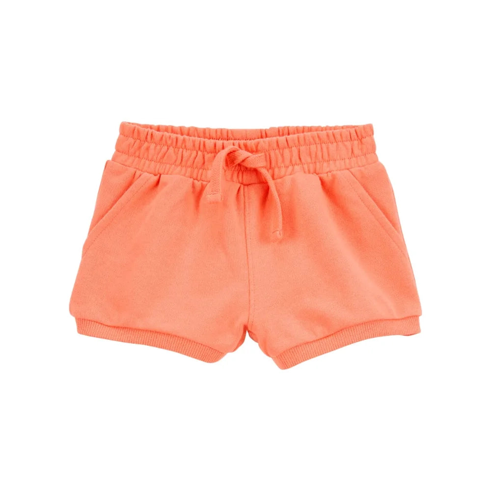 كارترز شورت من الميلتون سهل الارتداء للرضع البنات - برتقالي