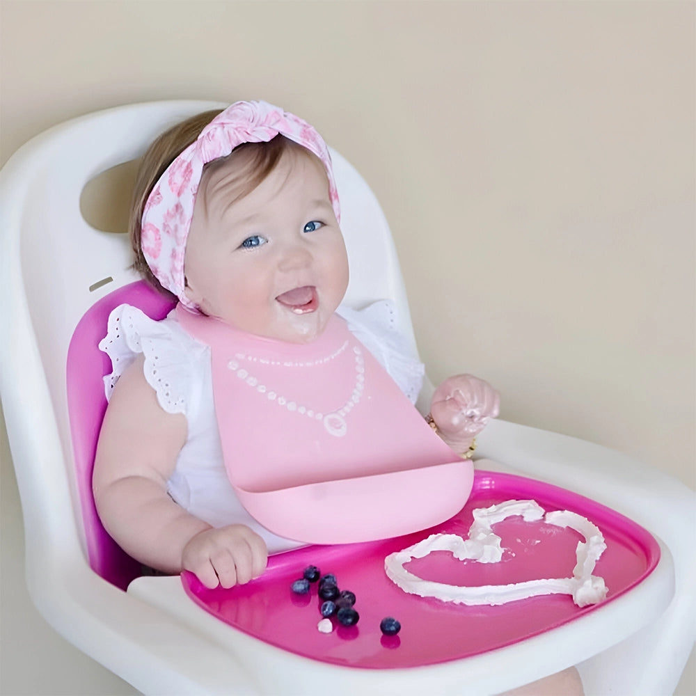 Bavoirs Nûby en slicone 3D motif Princesse - 3m+