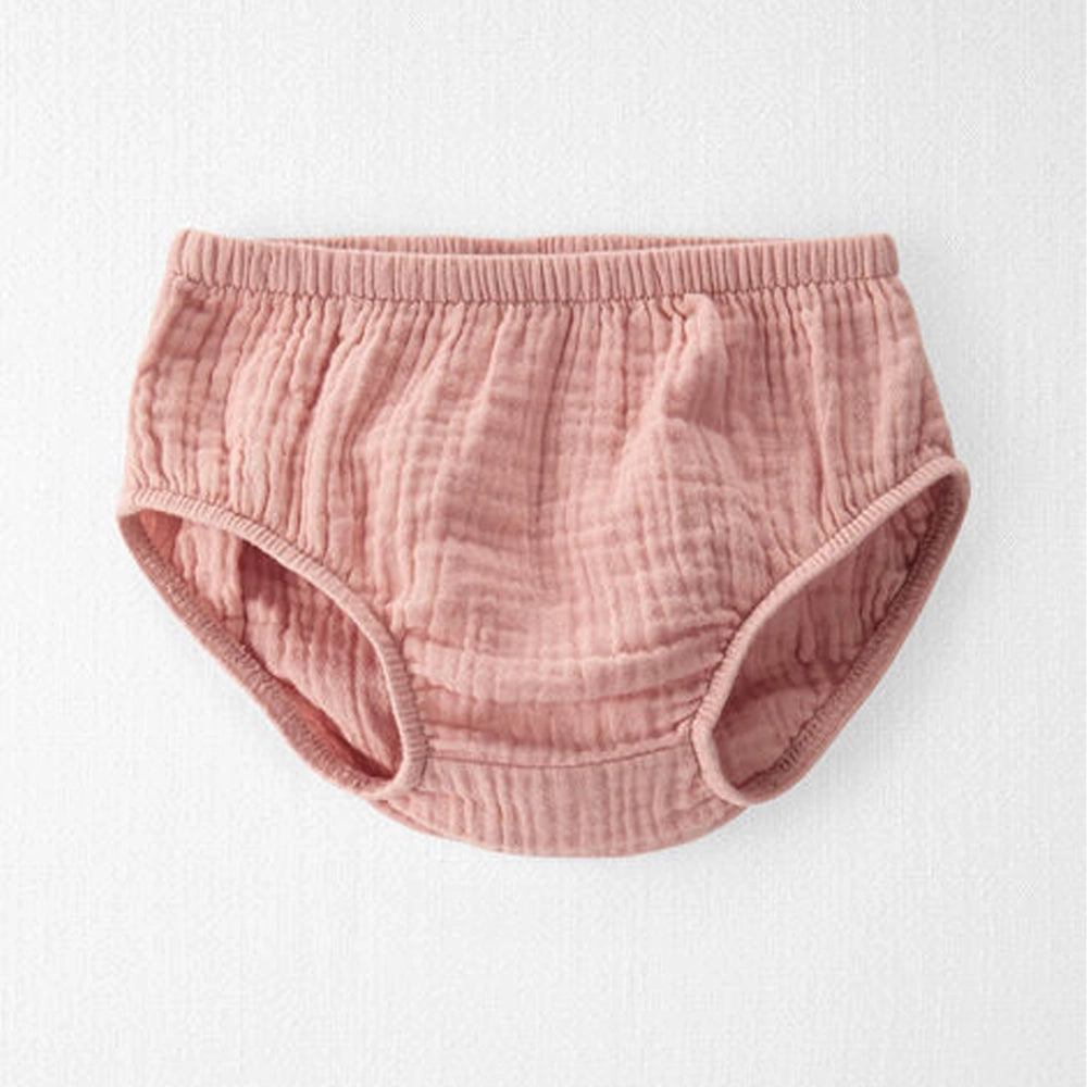 Robe Bébé en Gaze de Coton Bio Little Planet - Rose