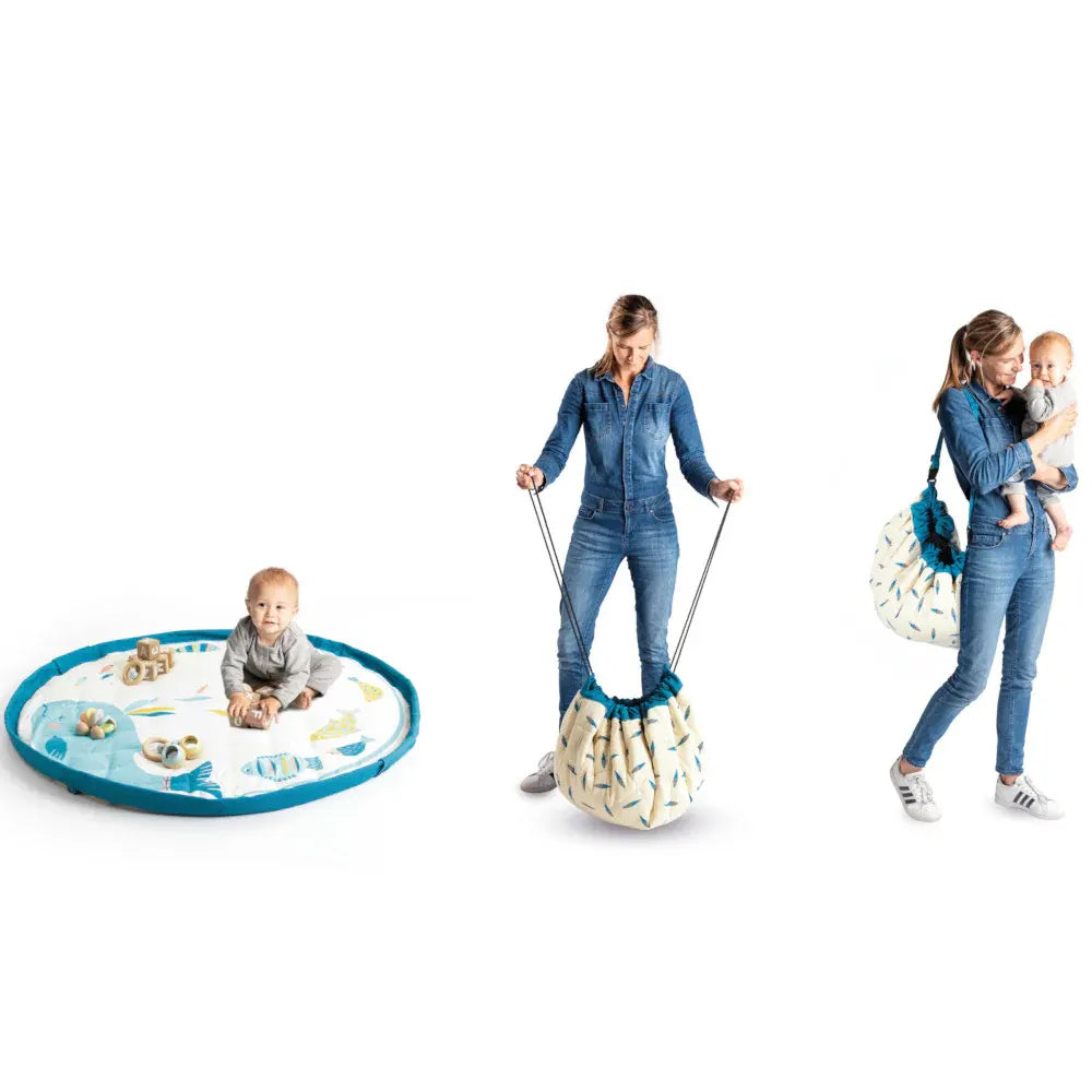 Play&Go x Moulin Roty Tapis de Jeu 3-en-1 Le Voyage d’Olga