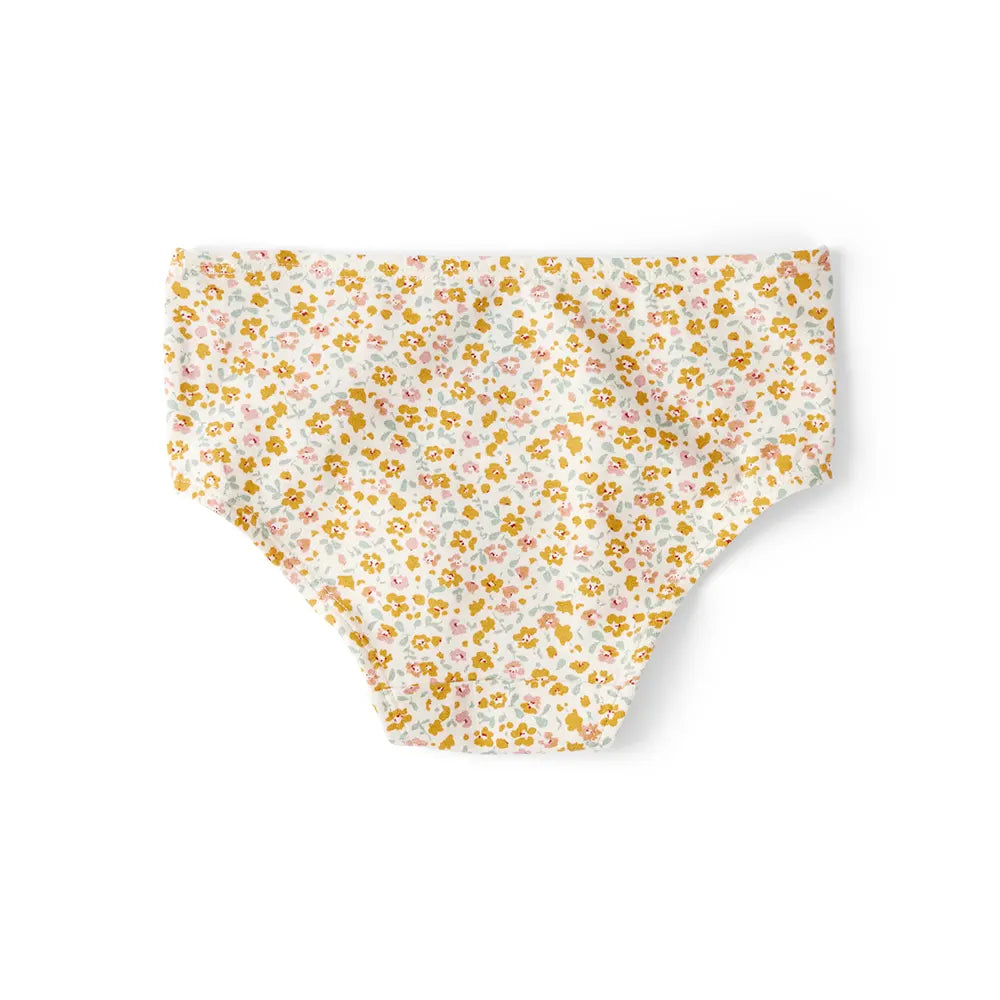 Lot de 7 culottes stretch fille - Floral/Cœurs