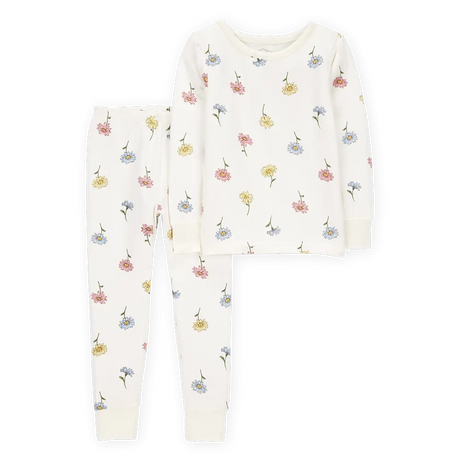 Pyjama 2 pièces PurelySoft imprimé floral fille