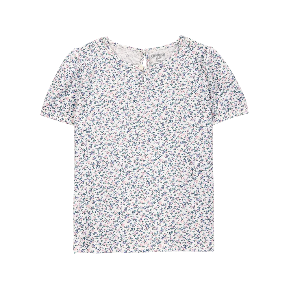 Haut fleuri à manches courtes fille - OshKosh