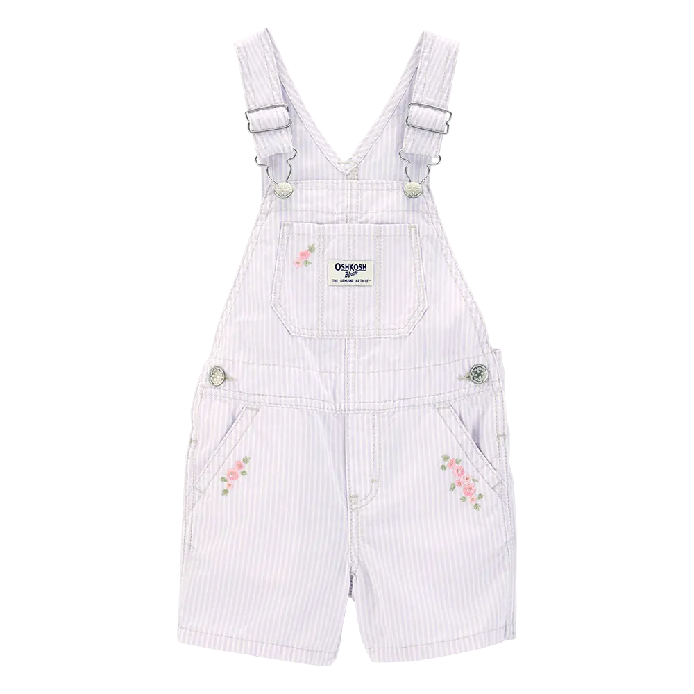 Salopette Courte à Rayures Fille OshKosh - Florale