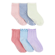 Lot de 6 paires de chaussettes fille (2-5 ans)