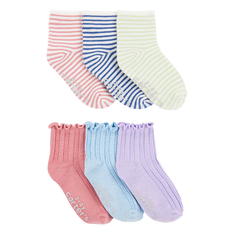Lot de 6 paires de chaussettes fille (2-5 ans)