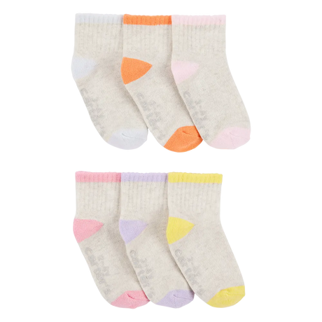 Lot de 6 paires de chaussettes fille (2-5 ans)