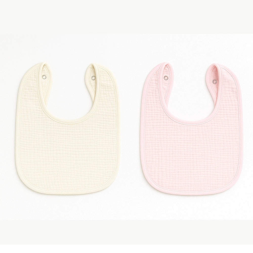 Babymat Lot de 2 Bavoirs - Pétale