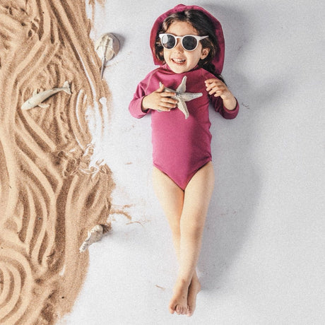 Shems Kids Combinaison Anti-UV Raiponce - Rose
