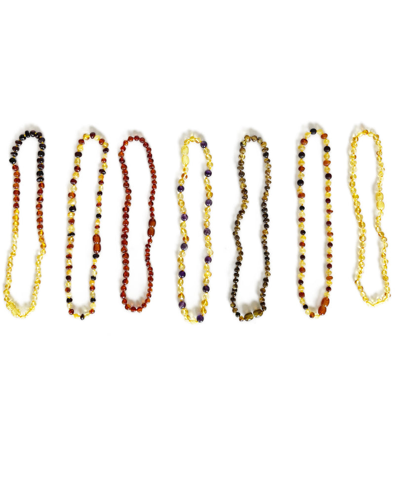 Collar de Ámbar con Certificado de Autenticidad para Bebé - Multi