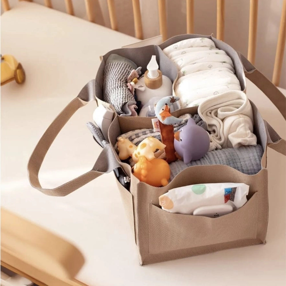 HAMUR Panier de Rangement Couches et Essentiels