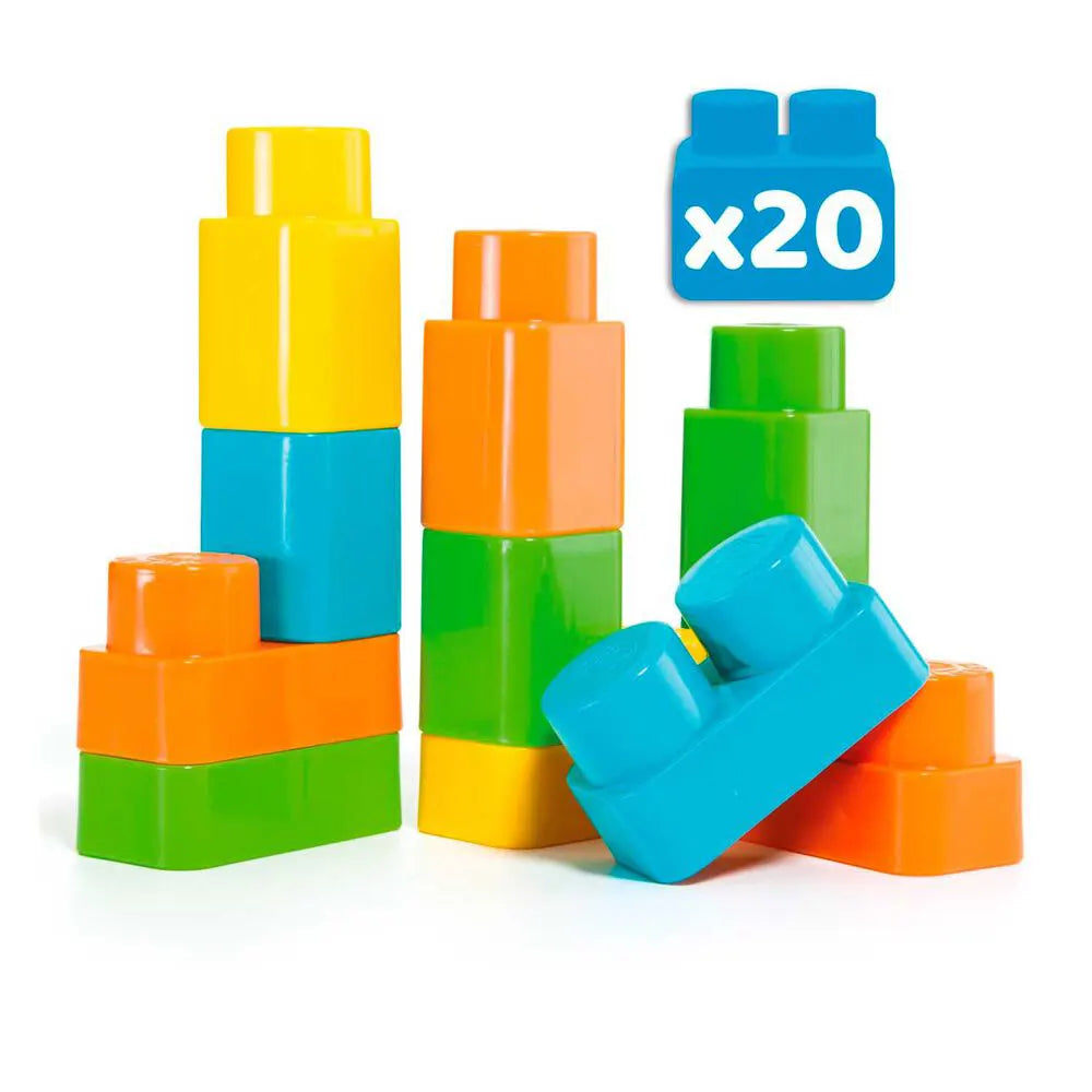 Molto Valise avec 20 Blocs - Bleu