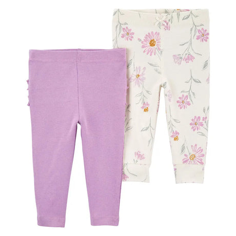 Lot de 2 Leggings à Enfiler Carter's - Floral