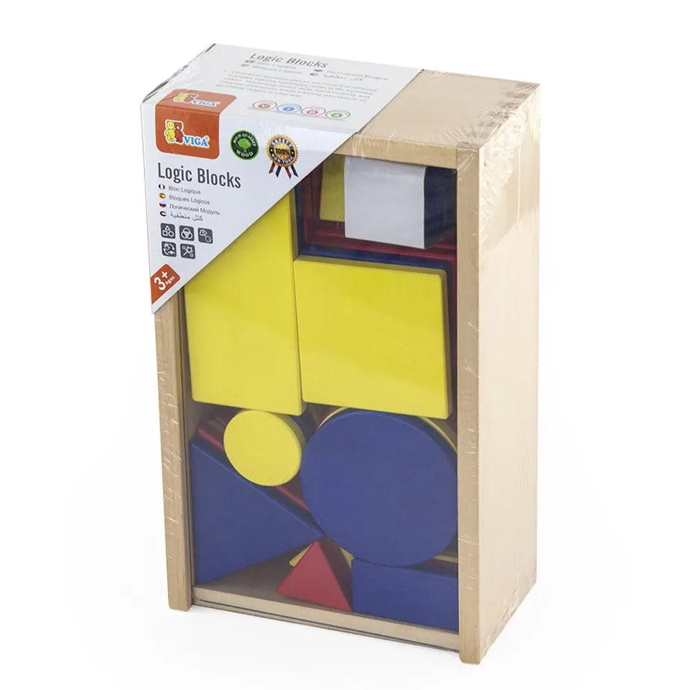 Viga Toys Bloques Lógicos Figuras Geométricas 3A+