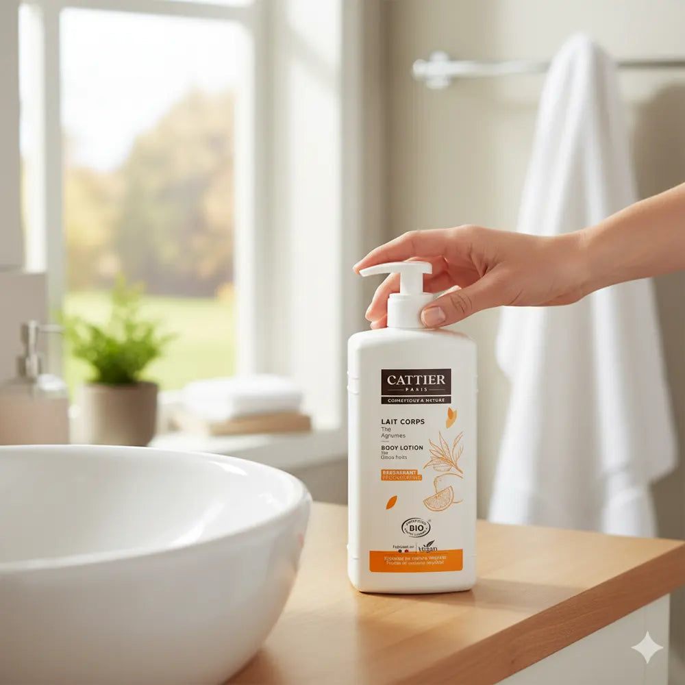 Cattier Regenerating Body Lotion Tea & Citrus - 500ml