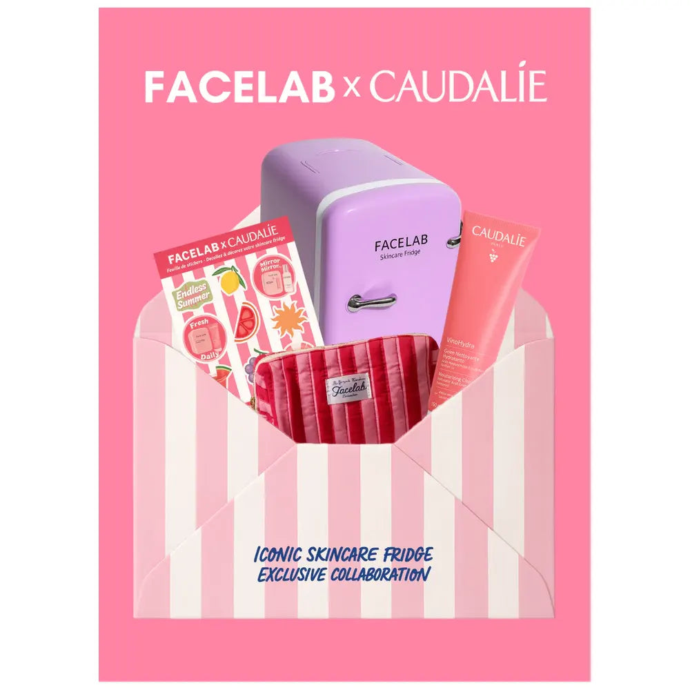Facelab x Caudalie Mini nevera para cosméticos Lila + ¡Regalos!