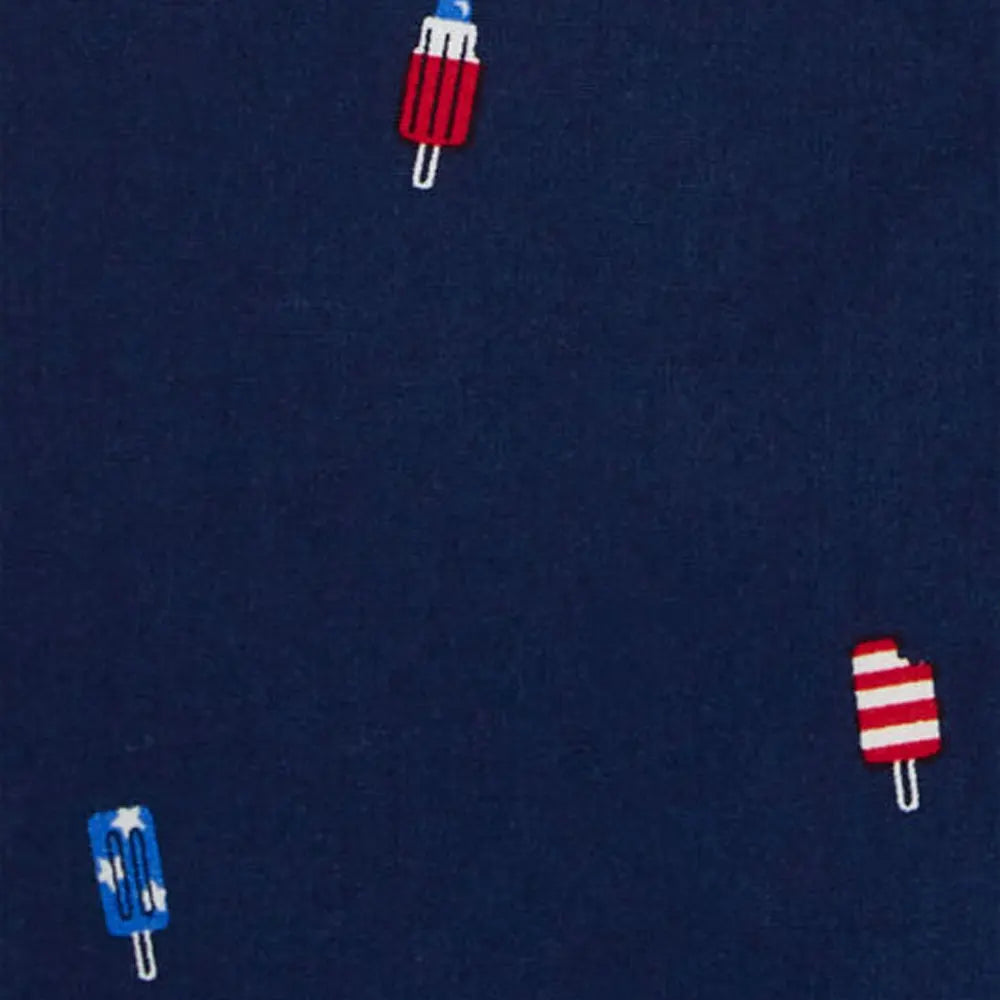 Barboteuse en Popeline Carter's - Popsicle Bleu