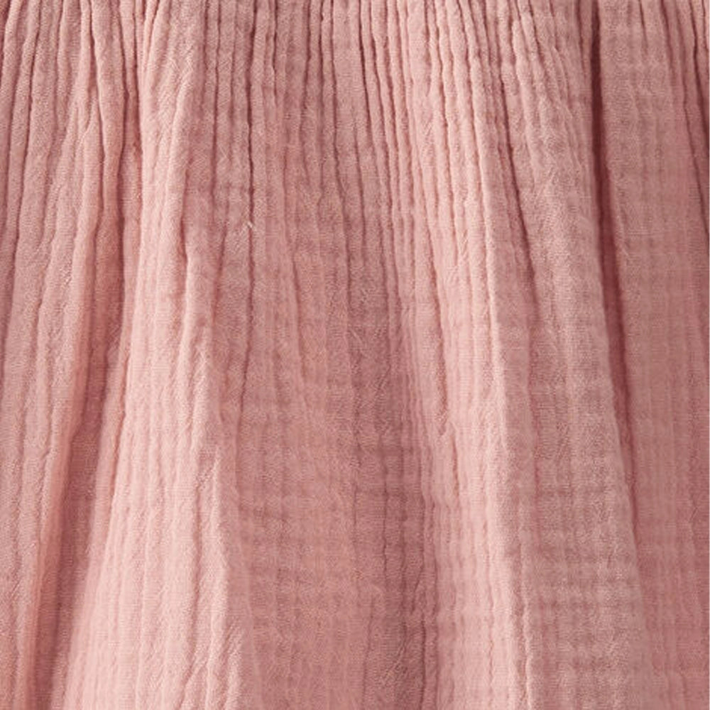 Robe Bébé en Gaze de Coton Bio Little Planet - Rose