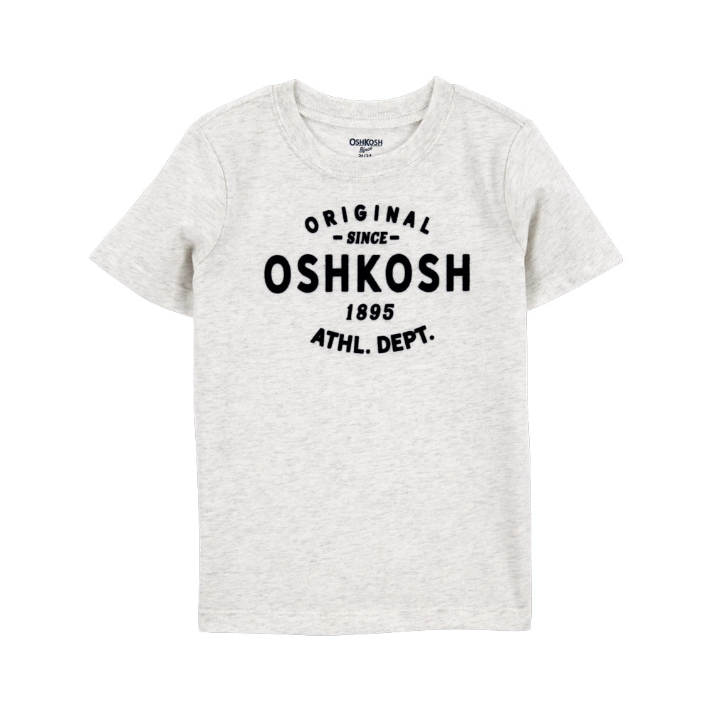 Camiseta gráfica con logo para Niño OshKosh - Blanca