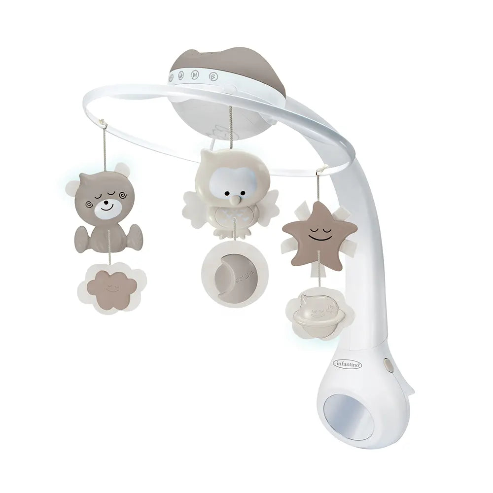 Infantino Mobile Douce Nuit 3en1 - Ecru