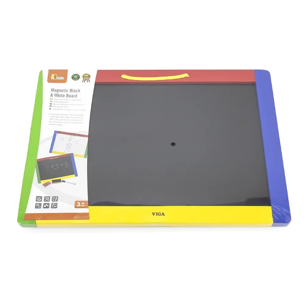 Viga Toys Pizarra Magnética Doble Cara 3A+