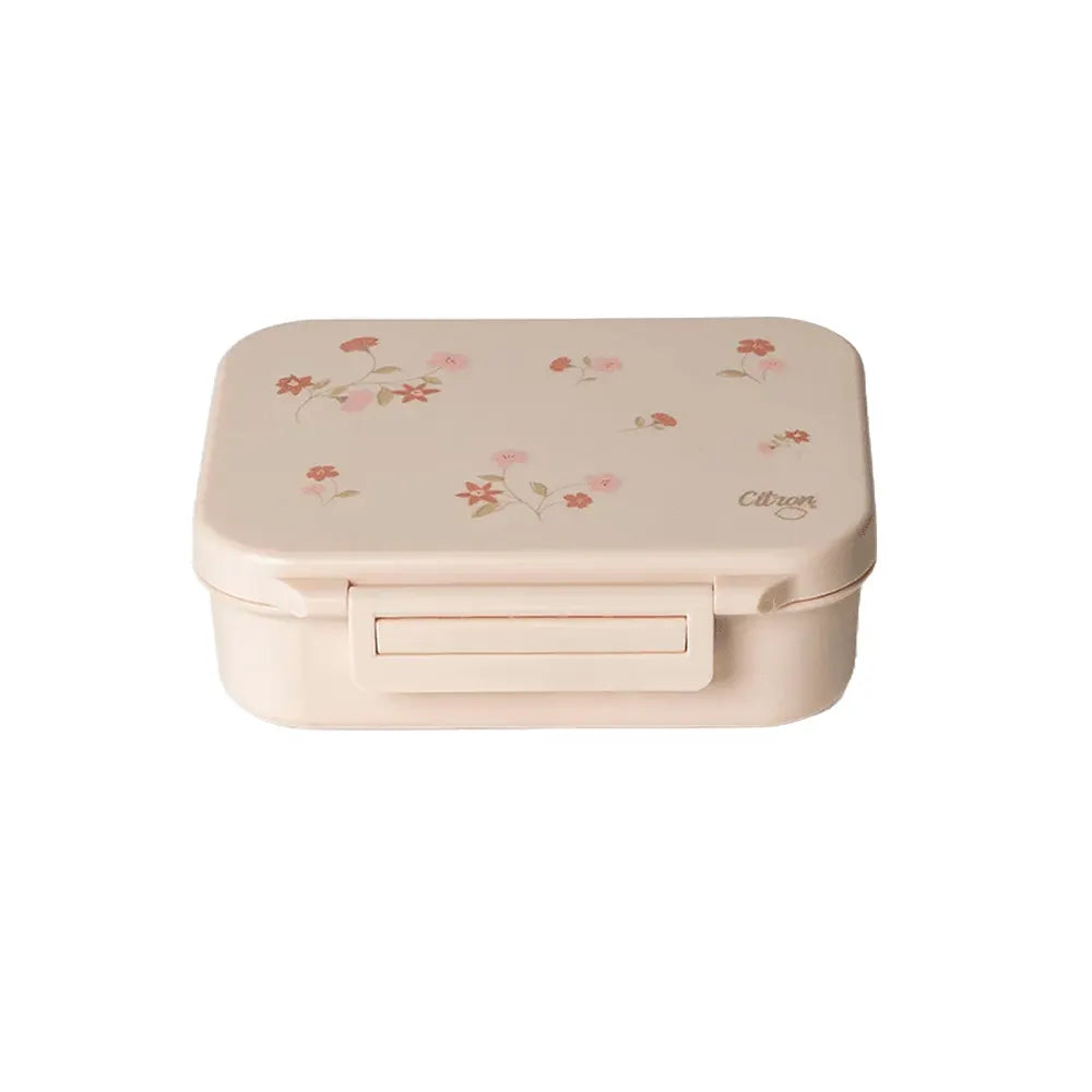 Lunchbox Tritan 3 Compartiments Citron - Fleurs