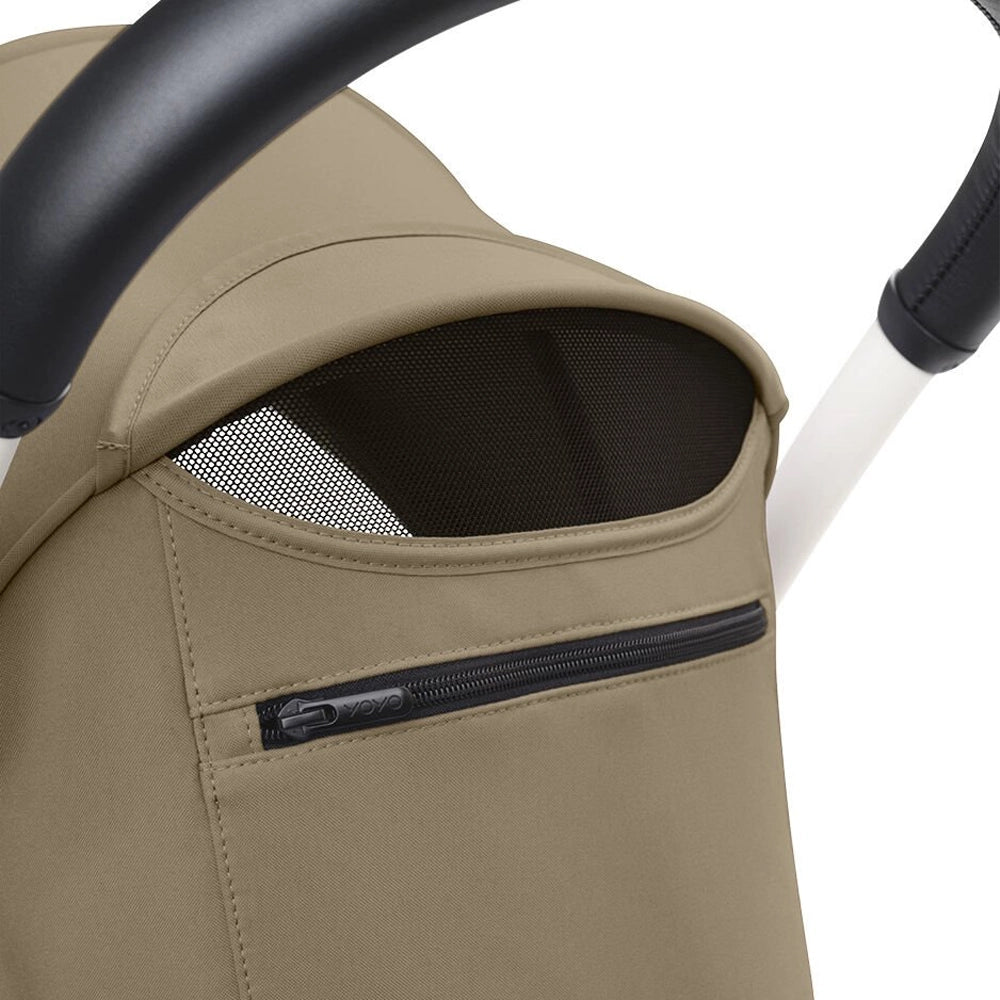 Poussette Stokke® YOYO³ Cadre Noir 6M+ - Toffee