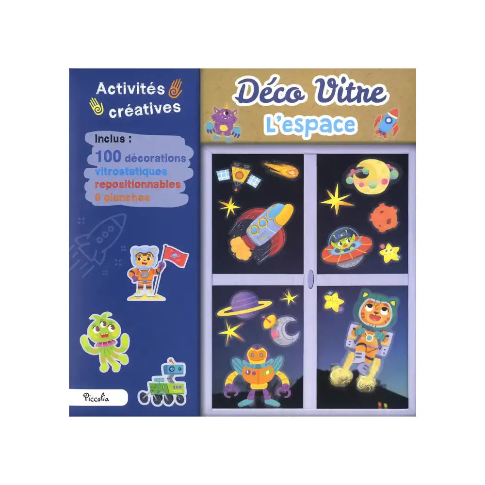 Déco vitre l'espace – Activités créatives